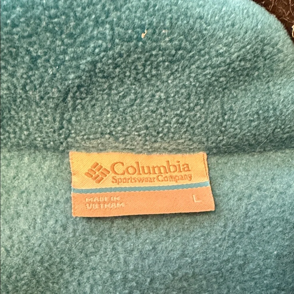 Columbia Kids' Teal and Navy Fleece Pullover